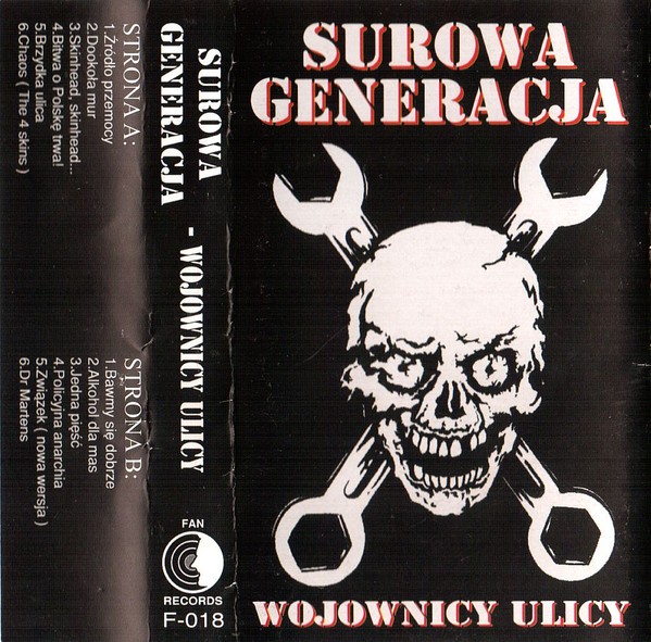 Surowa Generacja – Wojownicy Ulicy (1996) Cassette Album